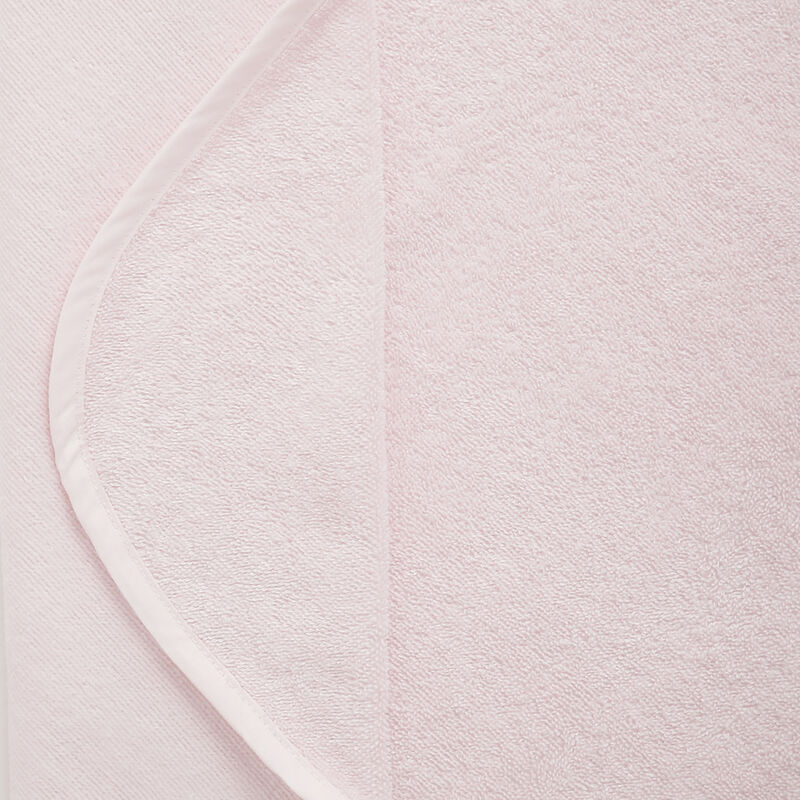 Girls Light Pink Woven Bathwrap image number 4